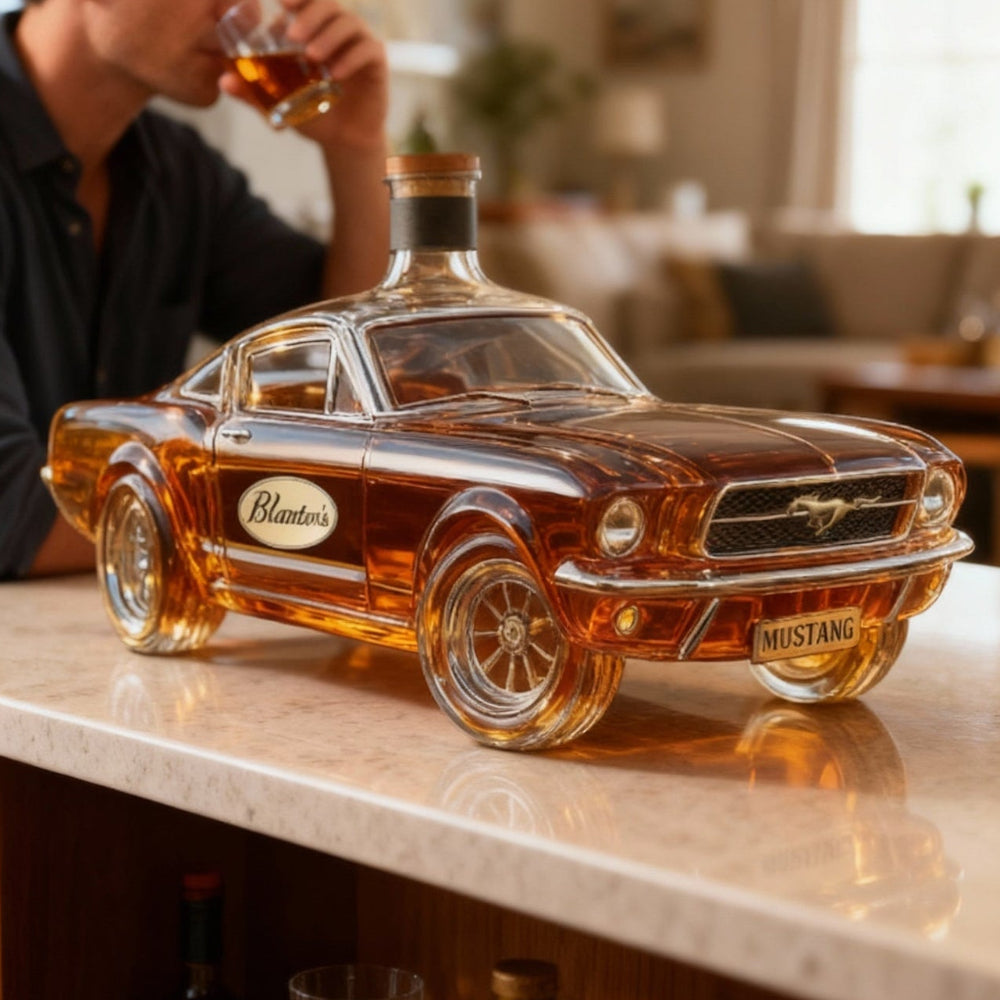 Classic Car-Shaped Spirits Decanter – Automotive Barware Gift
