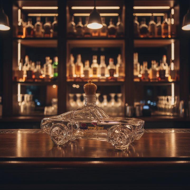 Classic Car-Shaped Spirits Decanter – Automotive Barware Gift