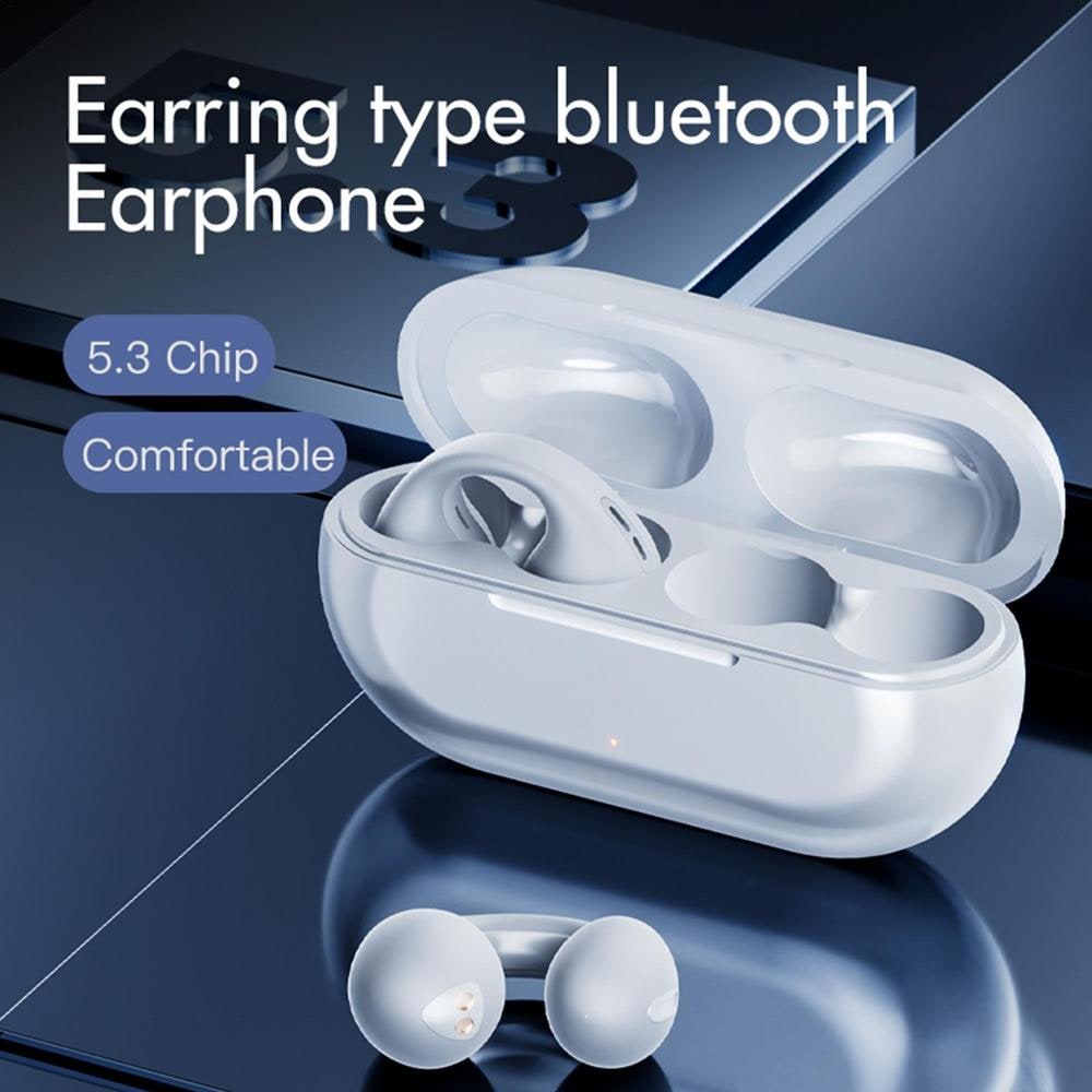 Wireless Open-Ear Bluetooth Earbuds Touch Control and Comfort