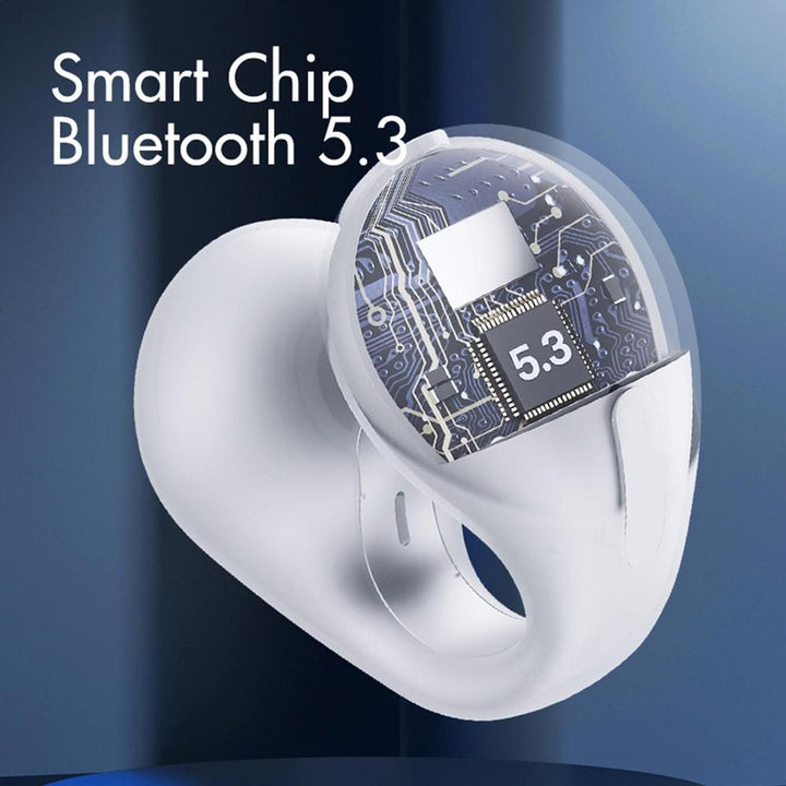 Wireless Open-Ear Bluetooth Earbuds Touch Control and Comfort