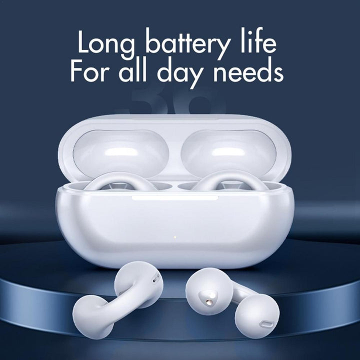 Wireless Open-Ear Bluetooth Earbuds Touch Control and Comfort