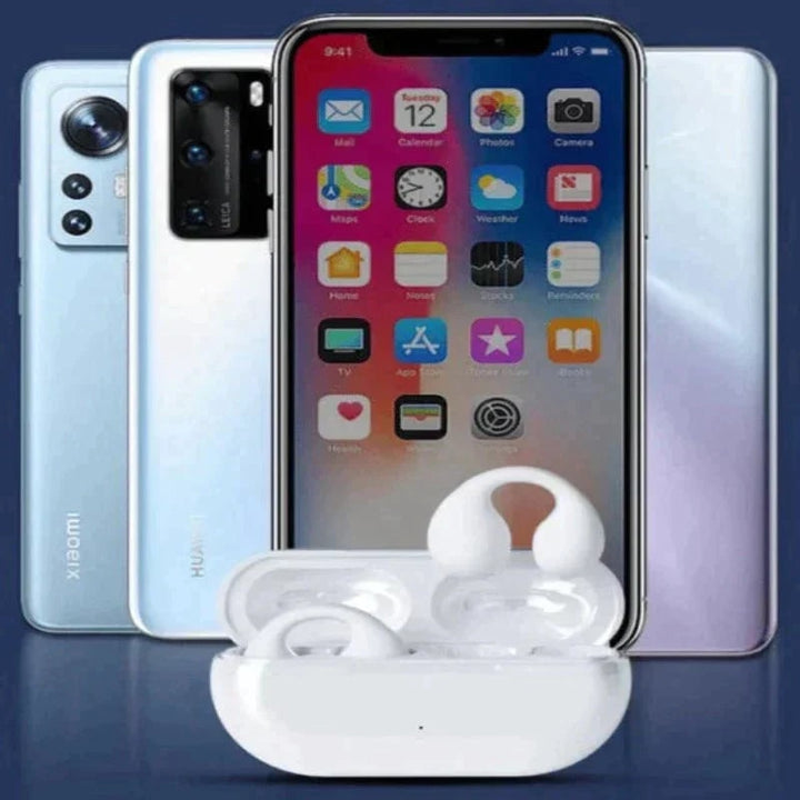 Wireless Open-Ear Bluetooth Earbuds Touch Control and Comfort