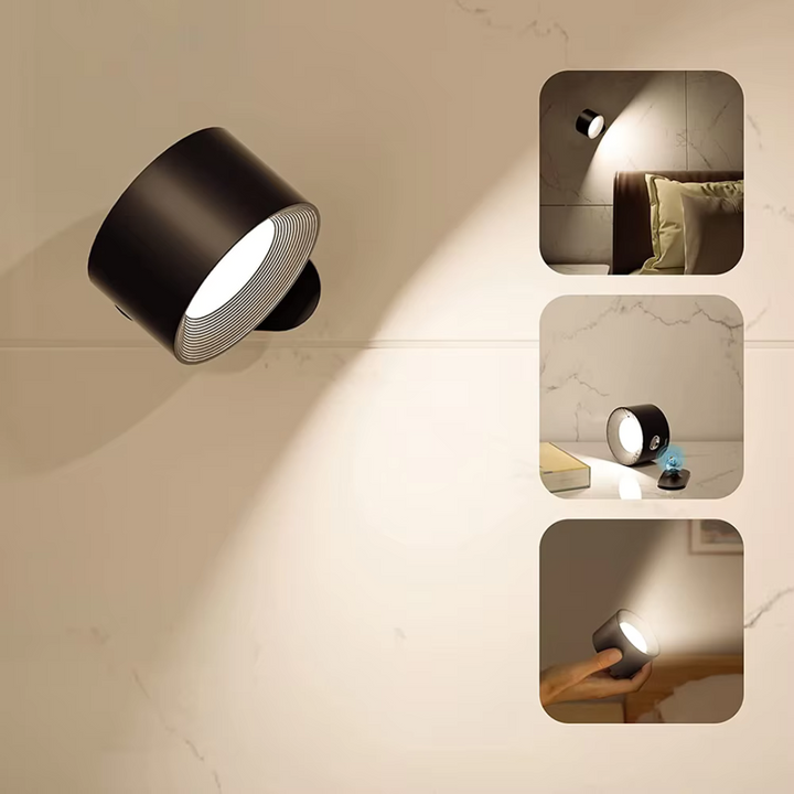 Wireless Rechargeable Wall Lamp Scandinavian Design Modern Style