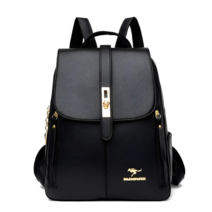 Kova – Leather Backpack for Women, Travel Backpack with Lock Clasp