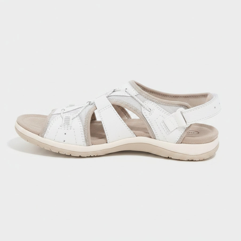 Women's Adjustable Strap Open-Toe Sandal - Breathable Comfort Footwear