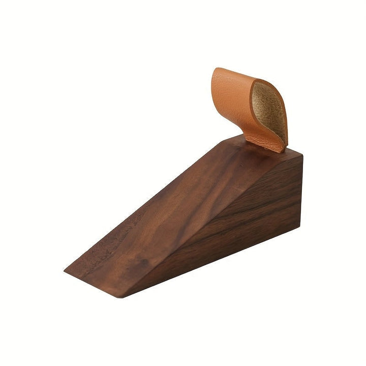 Wooden Door Stopper Minimalist Scandinavian Design Non-Slip Wedge