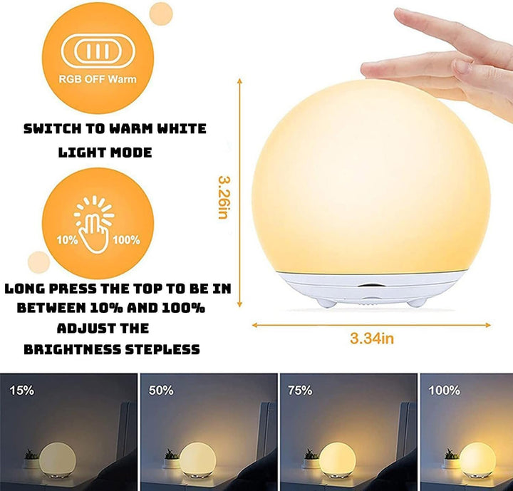 Nursing Night Light | BPA-free Silicone | Eye-friendly