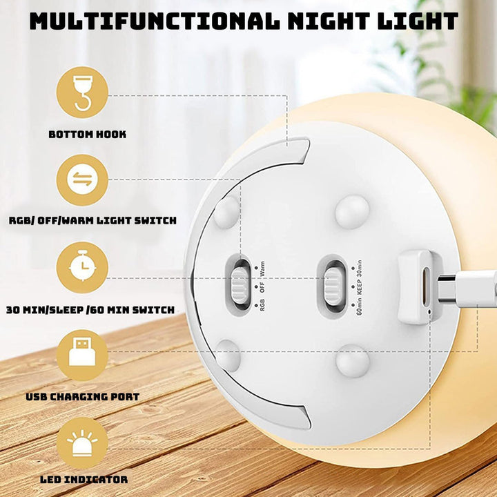 Nursing Night Light | BPA-free Silicone | Eye-friendly