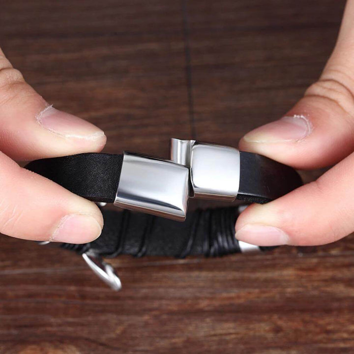 Leather Bracelet for Men - Timeless Elegance & Style