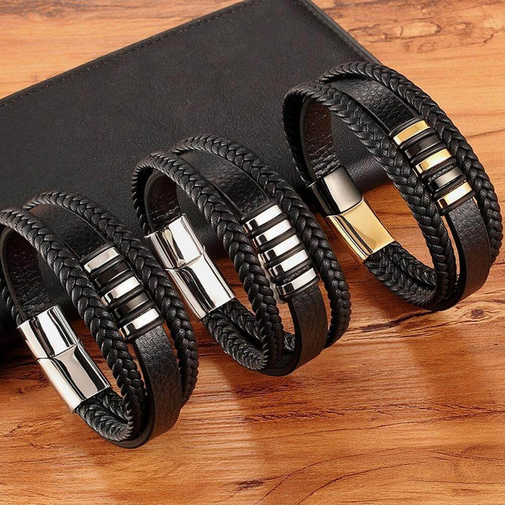 Leather Bracelet for Men - Timeless Elegance & Style
