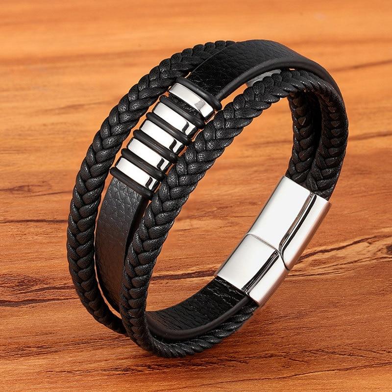 Leather Bracelet for Men - Timeless Elegance & Style
