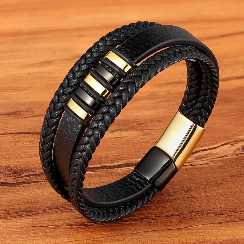 Leather Bracelet for Men - Timeless Elegance & Style
