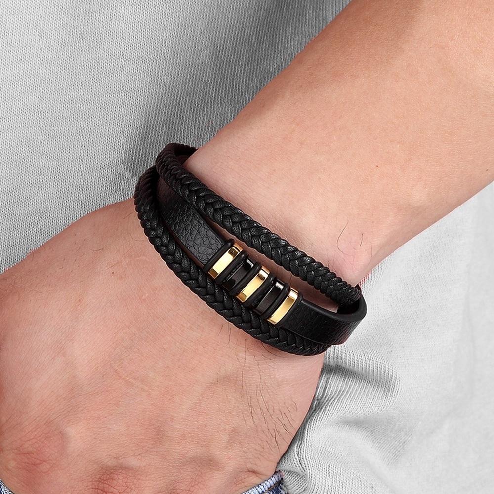 Leather Bracelet for Men - Timeless Elegance & Style