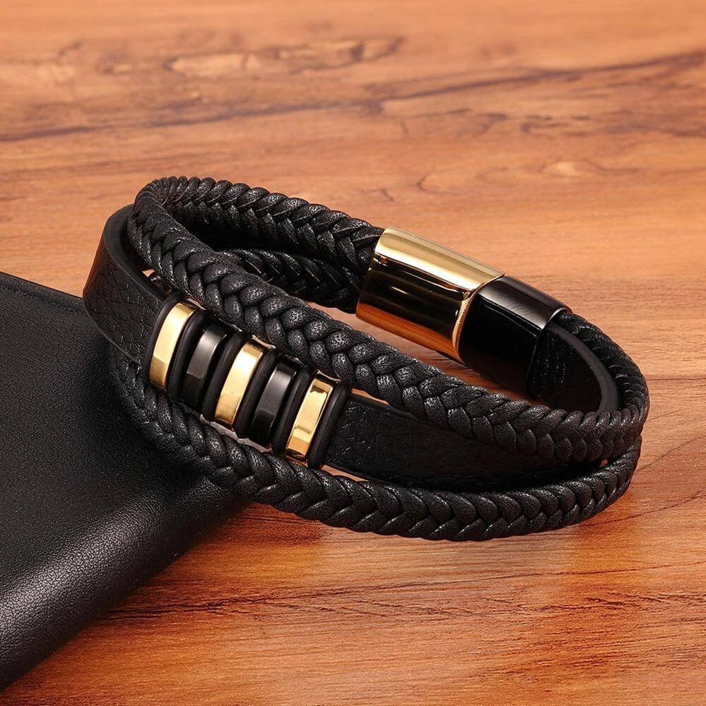 Leather Bracelet for Men - Timeless Elegance & Style